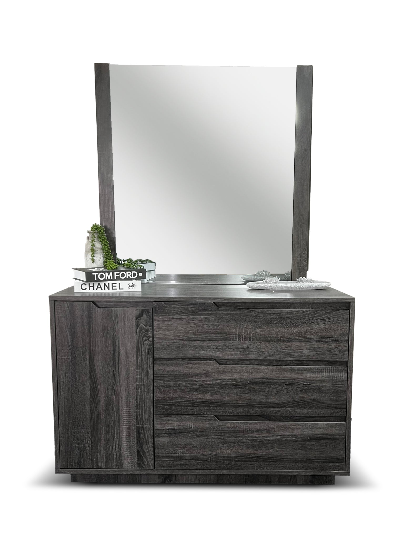 Vienna dressing table inc mirror in grey | Our Furniture Warehouse Vienna dressing table inc mirror in grey | Our Furniture Warehouse