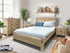 Crystalbrook bed side chest in acacia timber
