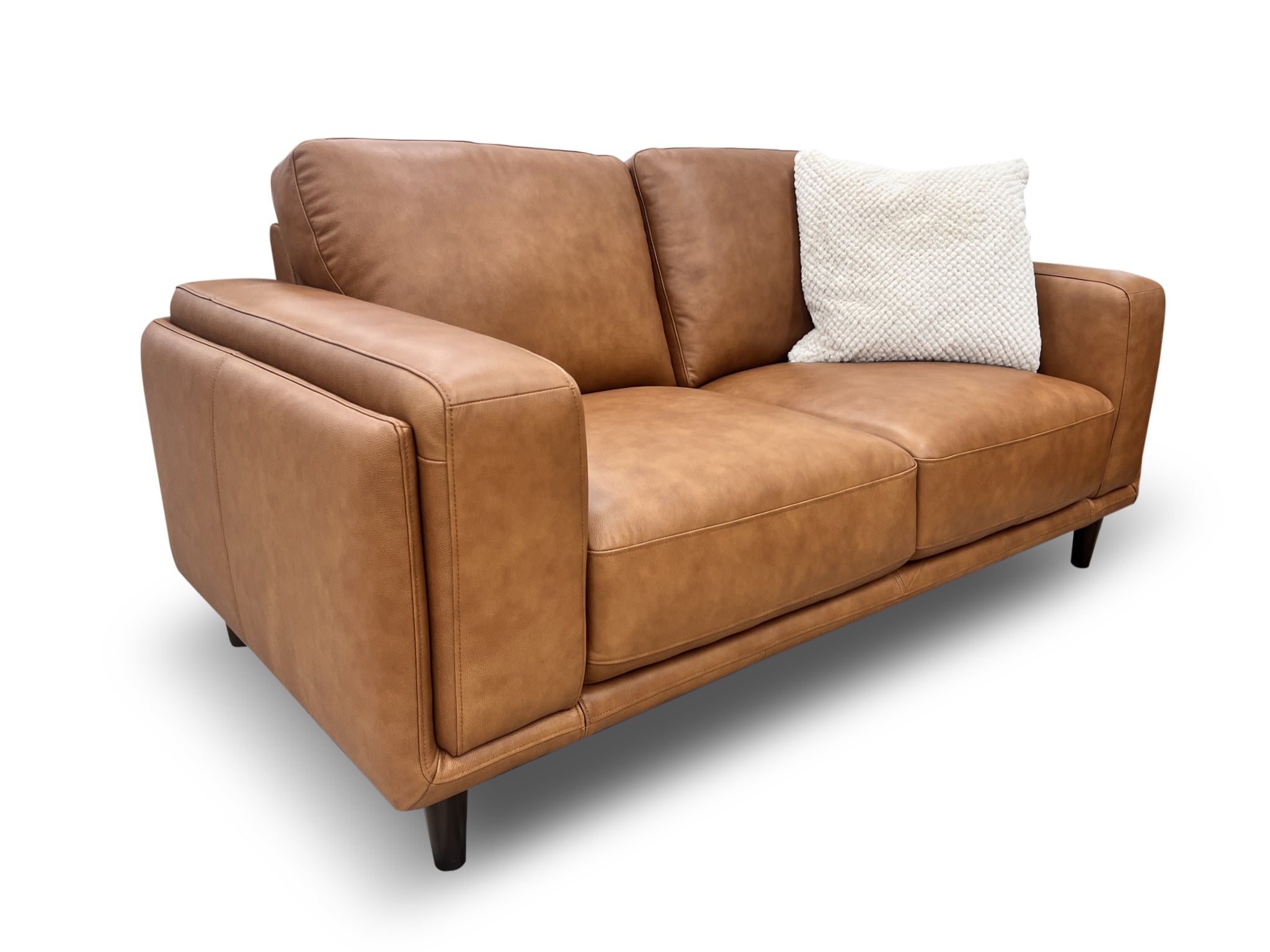 Daintree 2 seater sofa in tan leather