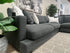 Quintin cloud soft corner suite in charcoal