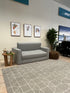 Dreamer large sofa bed in silver