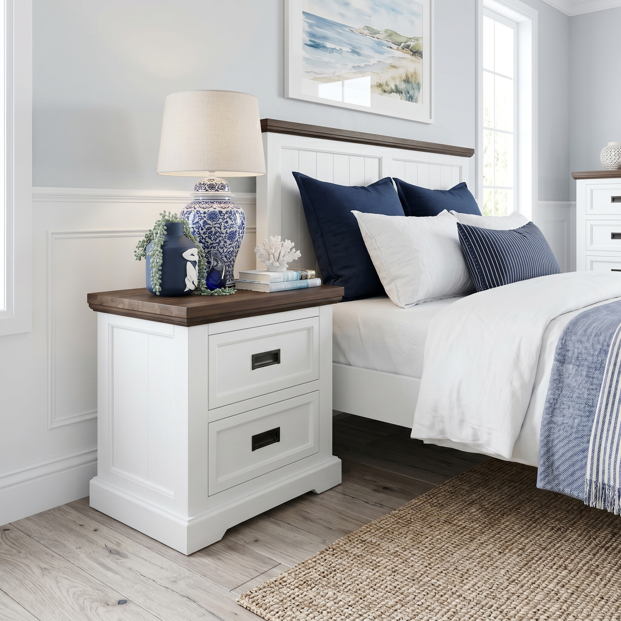 Hamptons Bedside Chest