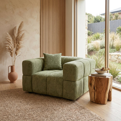 Bradshaw Arm Chair In Pesto