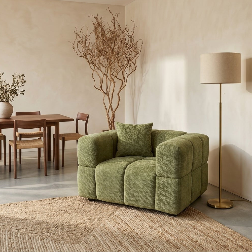 Bradshaw Arm Chair In Pesto