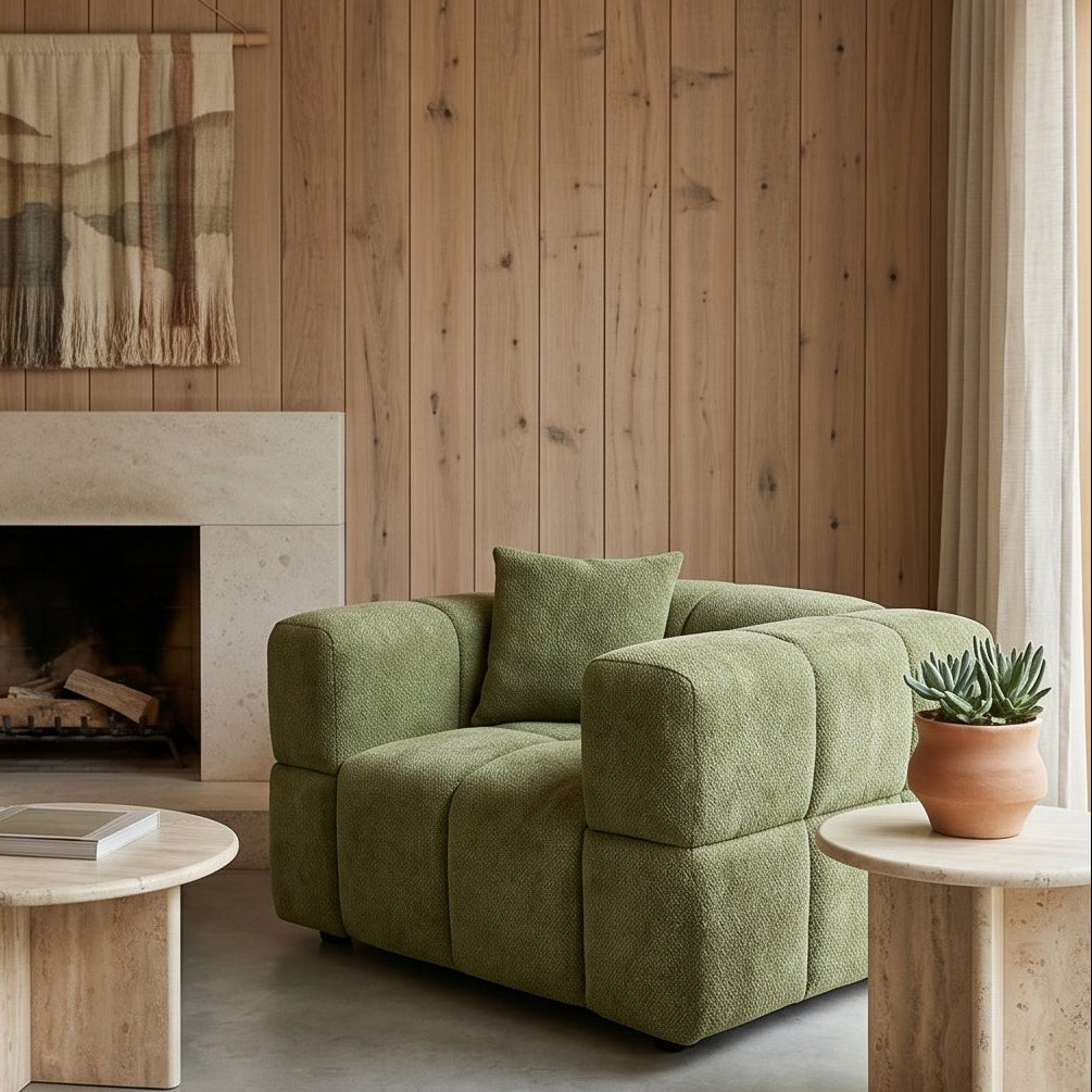 Bradshaw Arm Chair In Pesto