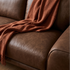 Dutton 3 Seater In Chocolate Leather