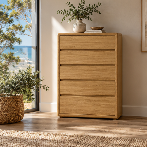 Cassandra 4 Piece King Tallboy Package