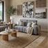 Calabria 2 Seater Dual Electric Recliners In Mid Grey