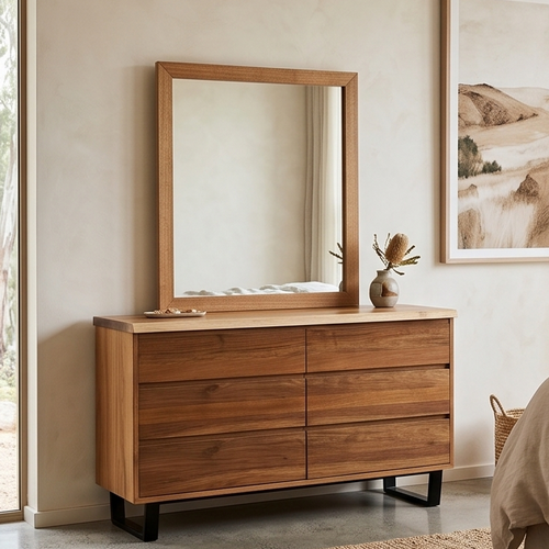 Highland Dressing Table With Mirror In Tasmanian Blackwood