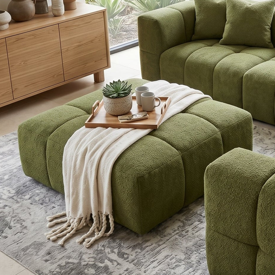 Bradshaw Ottoman In Pesto