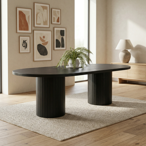 Athena 210cm Ripple Dining Table