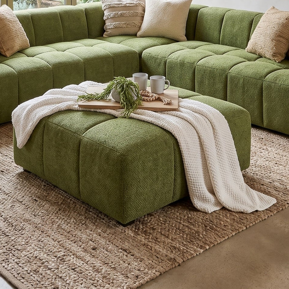 Bradshaw Ottoman In Pesto