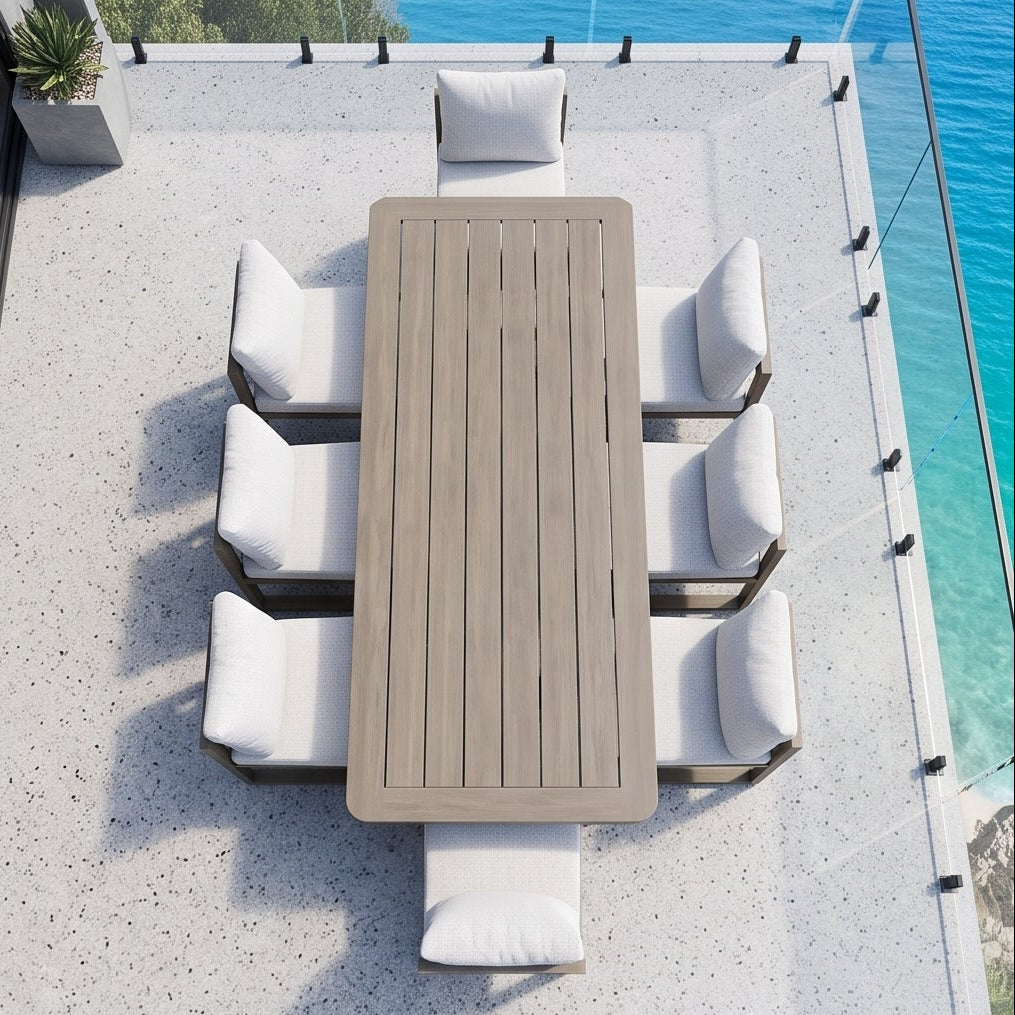 Trinidad 9 Piece Outdoor Dining Package