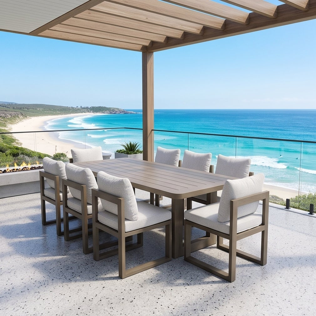 Trinidad 9 Piece Outdoor Dining Package