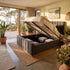 Taya King Size Gas Lift Bed In Natural