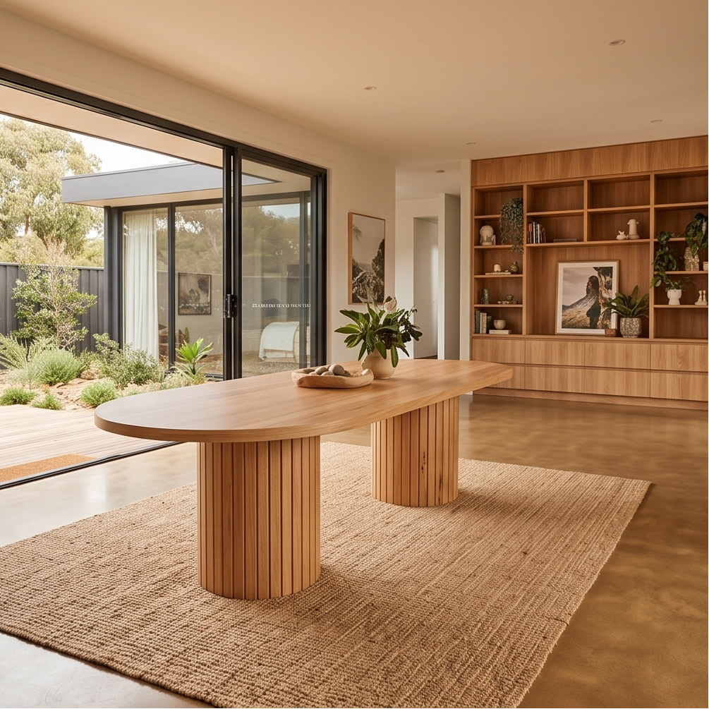 Morocco 270cm Long Table In Natural Australian Messmate