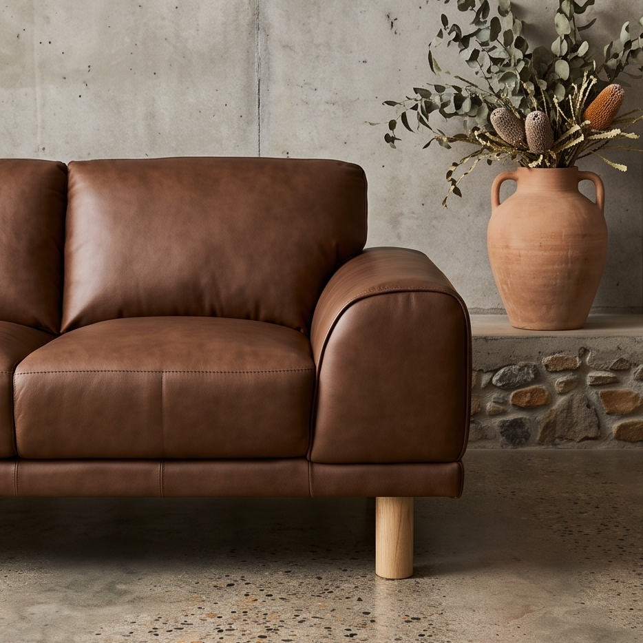 Dutton 2 Seater Sofa In Chocolate