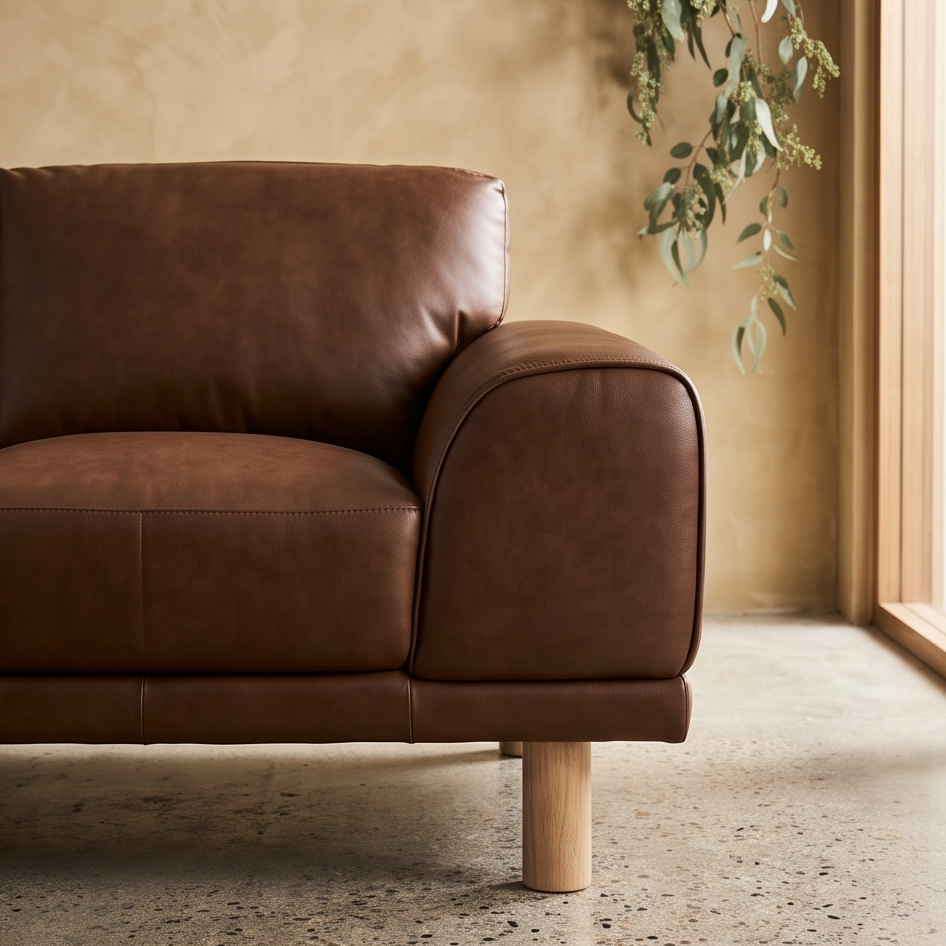 Dutton 2 Seater Sofa In Chocolate
