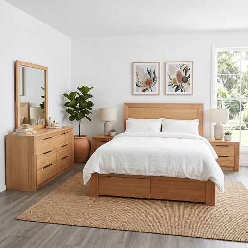 Ottawa Tasmanian Oak 4 Piece Dresser Package