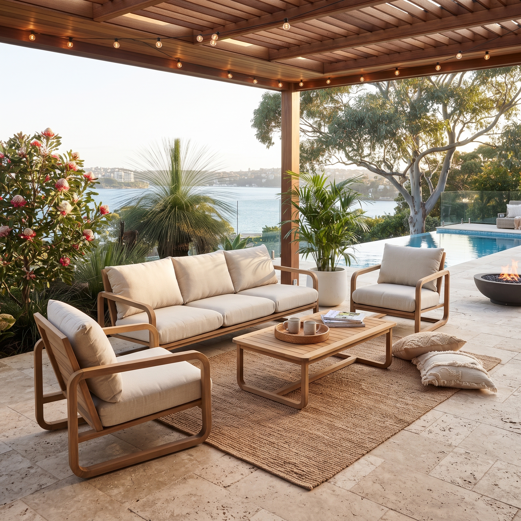 Lando 4 Piece Outdoor Lounge Package