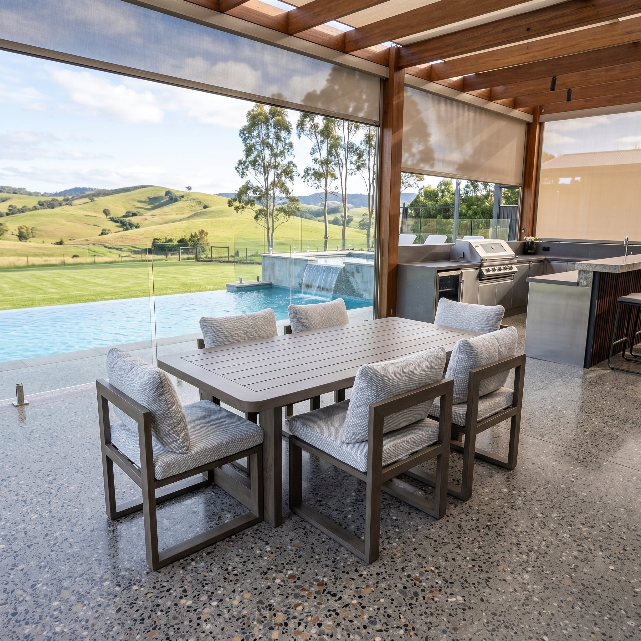 Trinidad 7 Piece Outdoor Dining Package