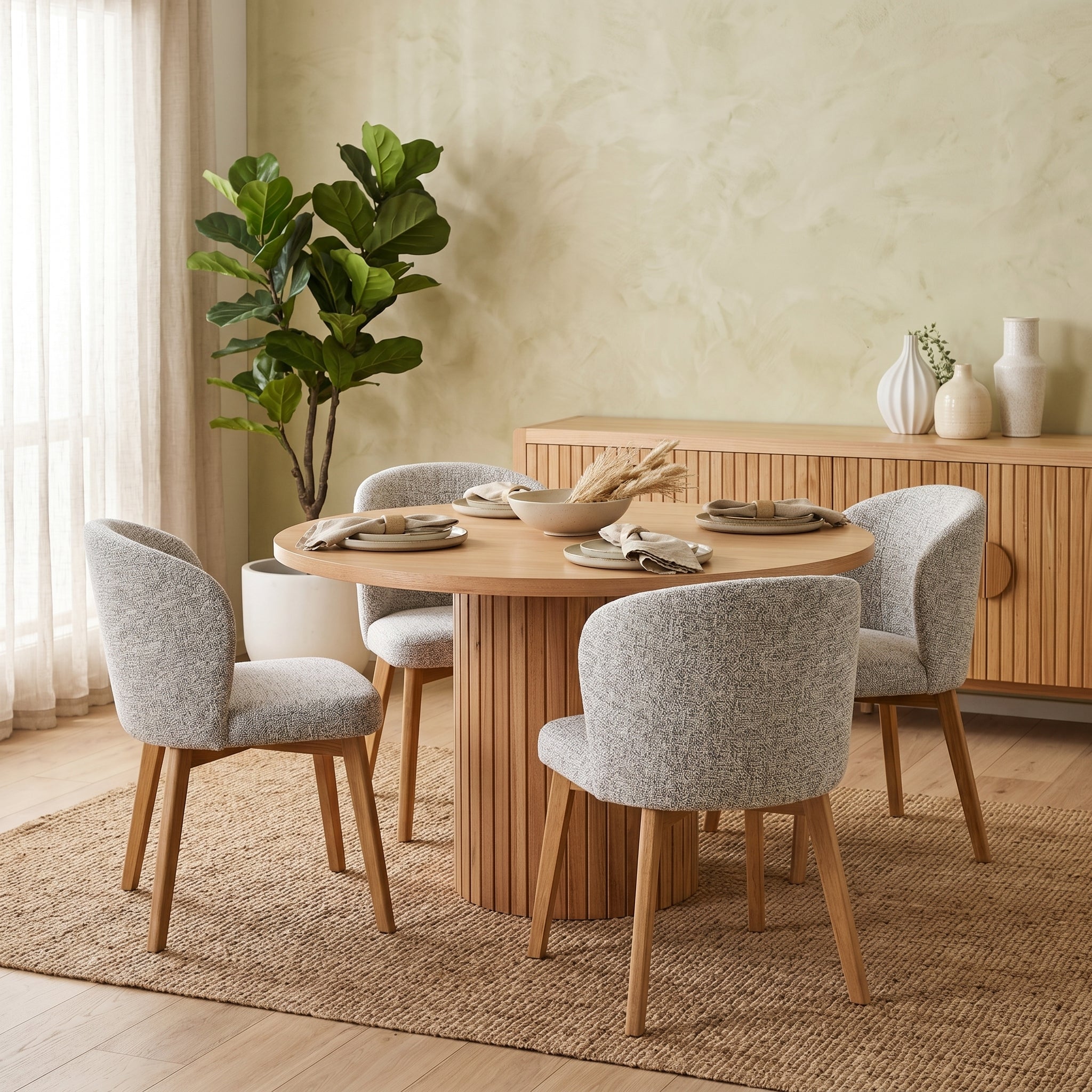 Morocco 5 Piece Round Dining