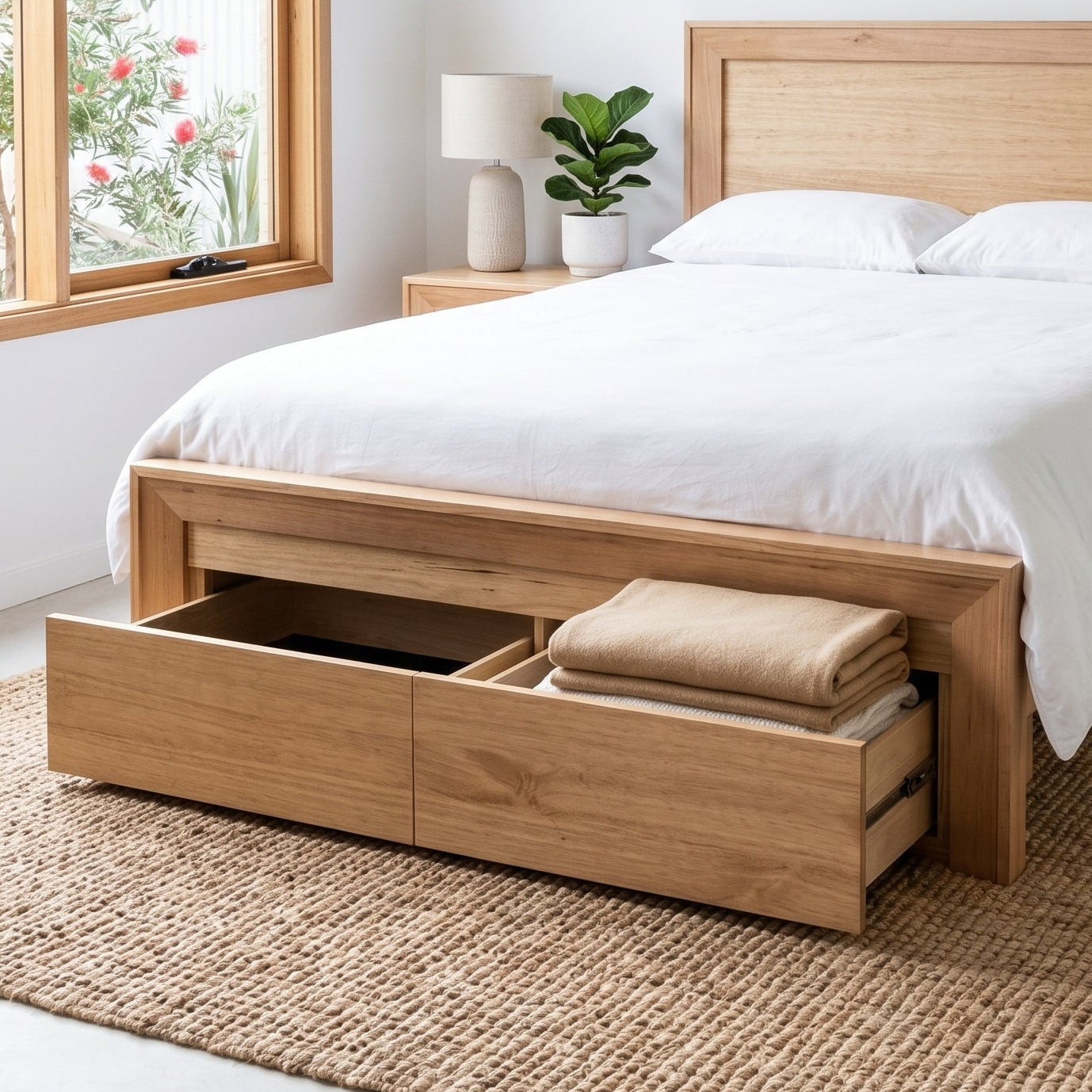Ottawa Tasmanian Oak Bed Frame