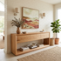 Sussex 200cm Hall Table In Australian Blackbutt Timber