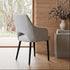 Clinton Dining Chair In Natural With Black Leg