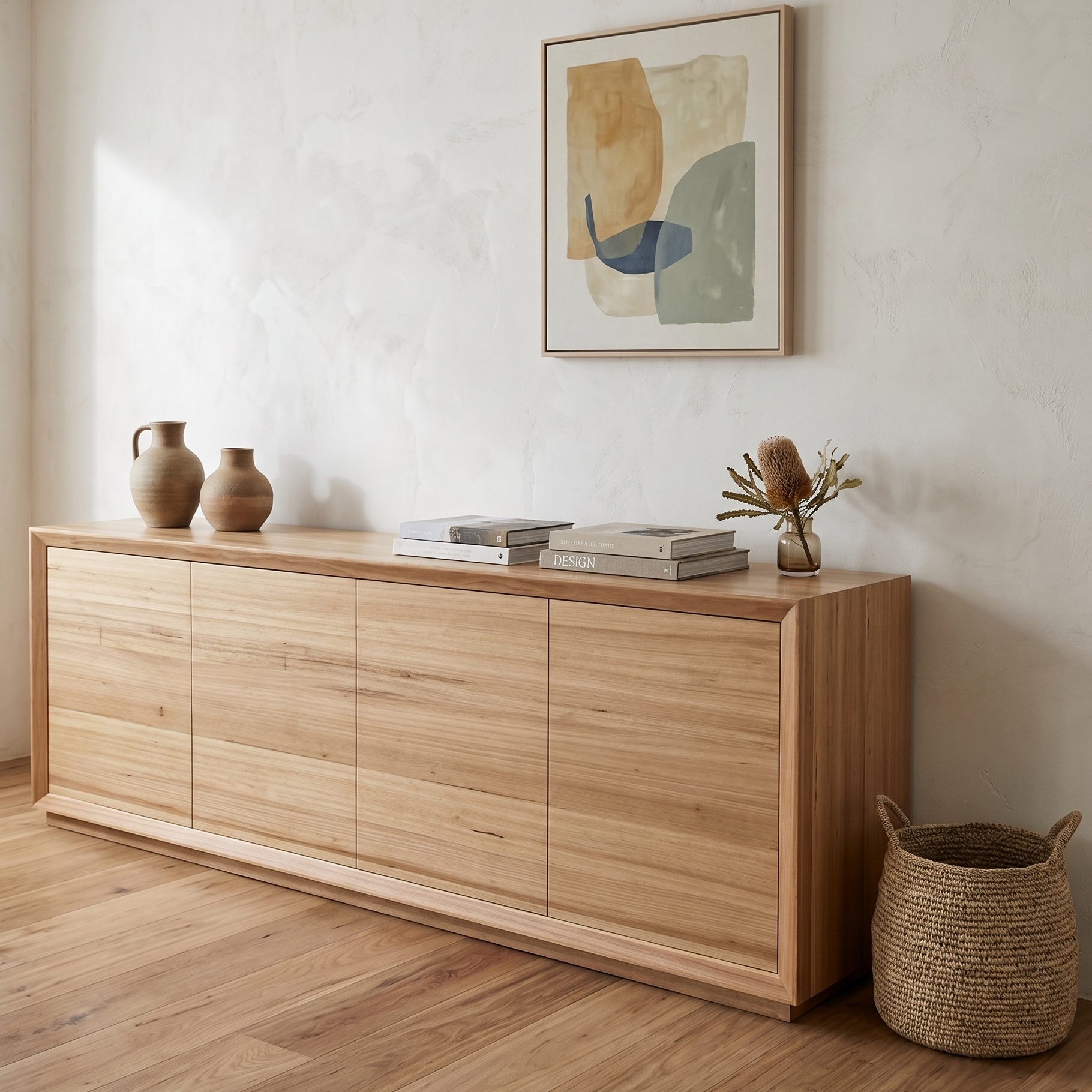 Sussex 220cm Buffett In Australian Blackbutt Timber