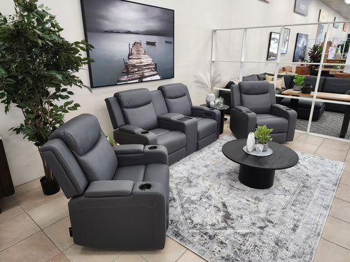 Bailey 2+1+1 Package With Dual Motors In Grey