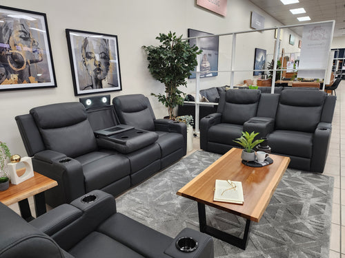 Bailey 3+2+1 Package With Dual Motors In Black