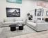 Justine 4+2 Seater Sofa Pair in Salt & Pepper