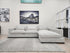 Montego Cloud Soft Corner Right Chaise In Salt & Pepper
