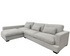 Montego Cloud Soft Corner Left Chaise In Salt & Pepper