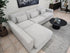 Montego Cloud Soft Corner Left Chaise In Salt & Pepper
