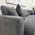 Quintin Cloud Soft Corner Lounge In Charcoal