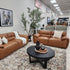 Phillipe 2 Seater Sofa In Tan Leather