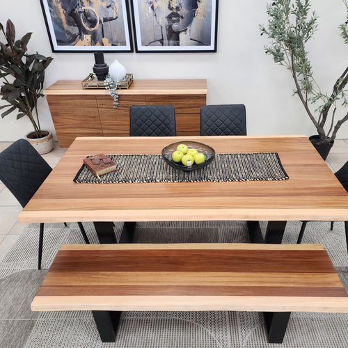 Highland Blackwood 6 Piece Dining Package