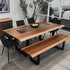 Highland 210cm Long Table In Blackwood