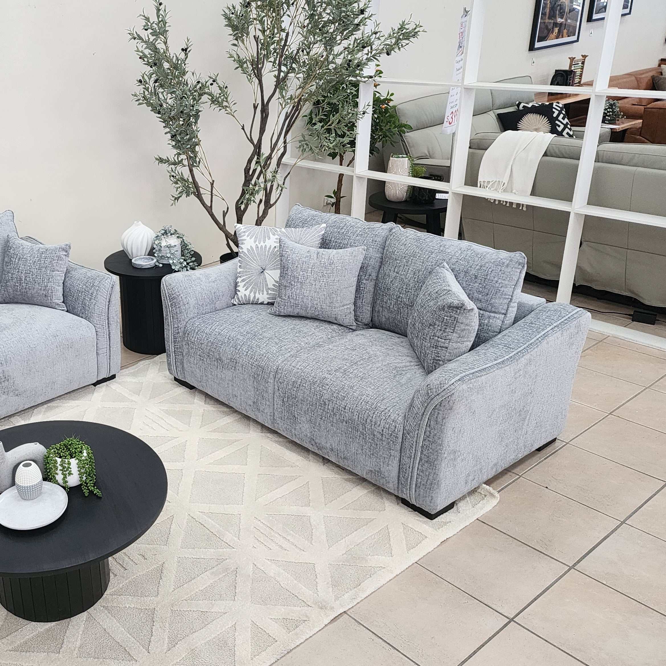 Regal 2 Seater Sofa In Oyster Grey