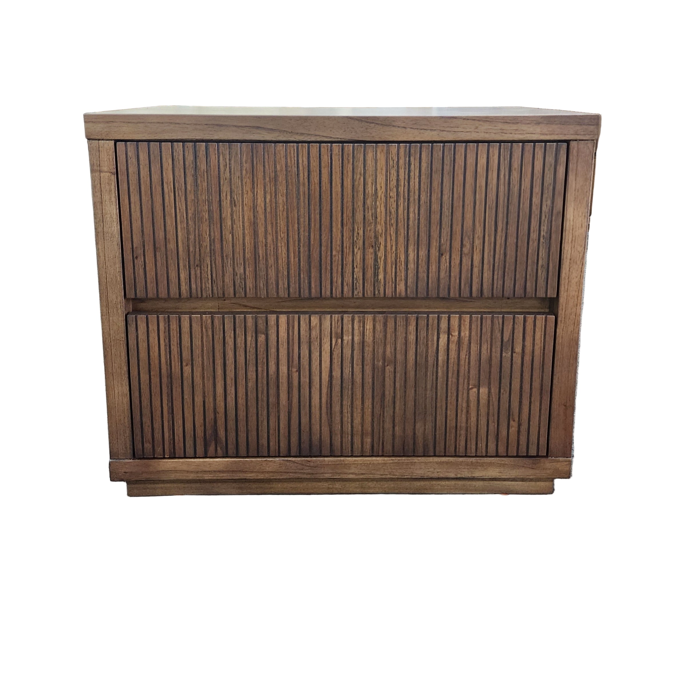 Flinders bed side chest in pecan finish AUS05