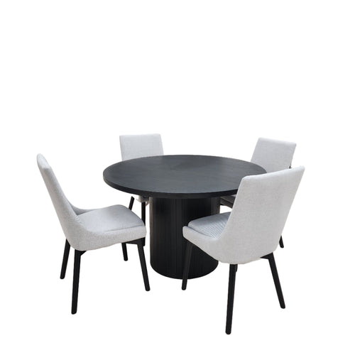 Athena Round 5 Pce Dining Setting