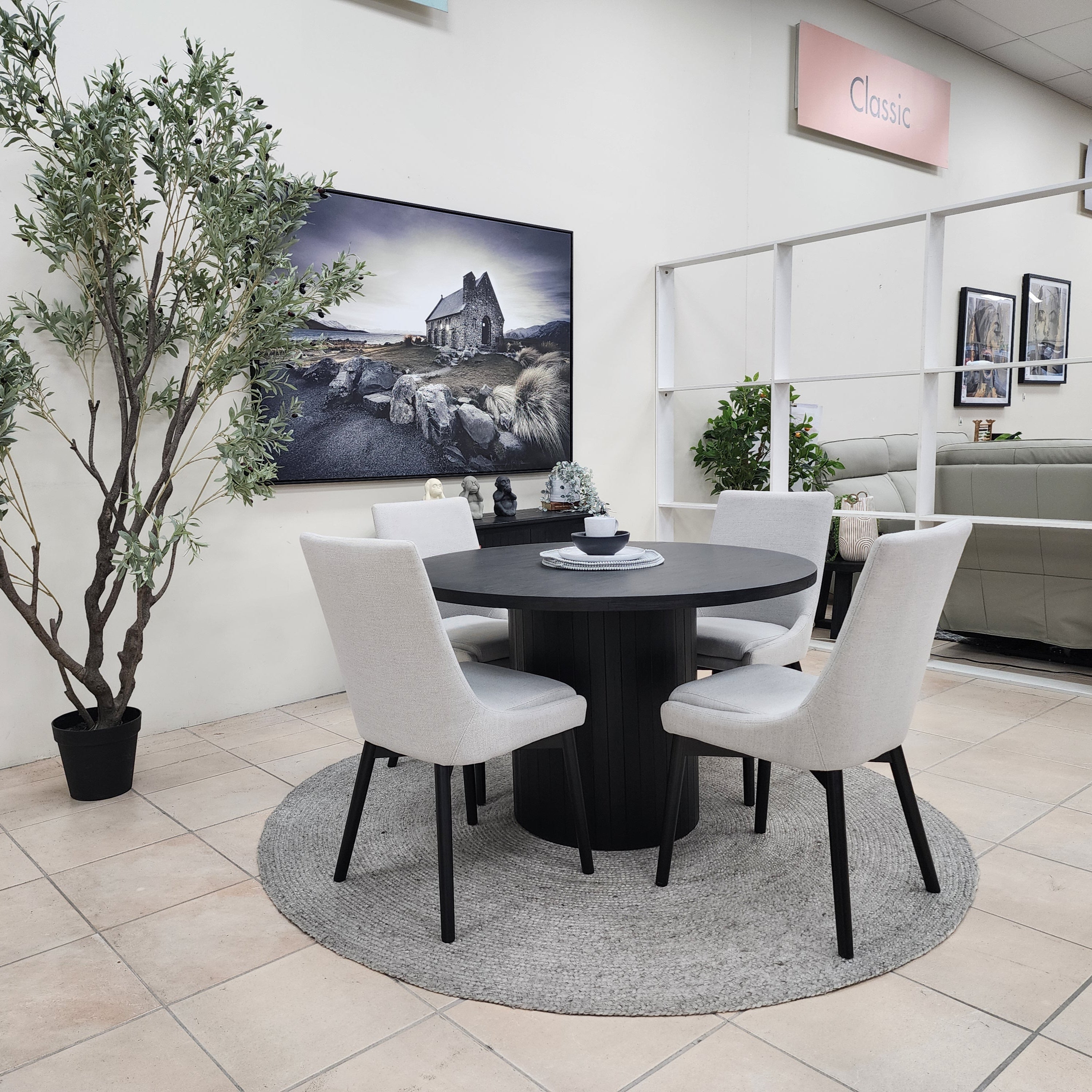 Athena Round 5 Pce Dining Setting