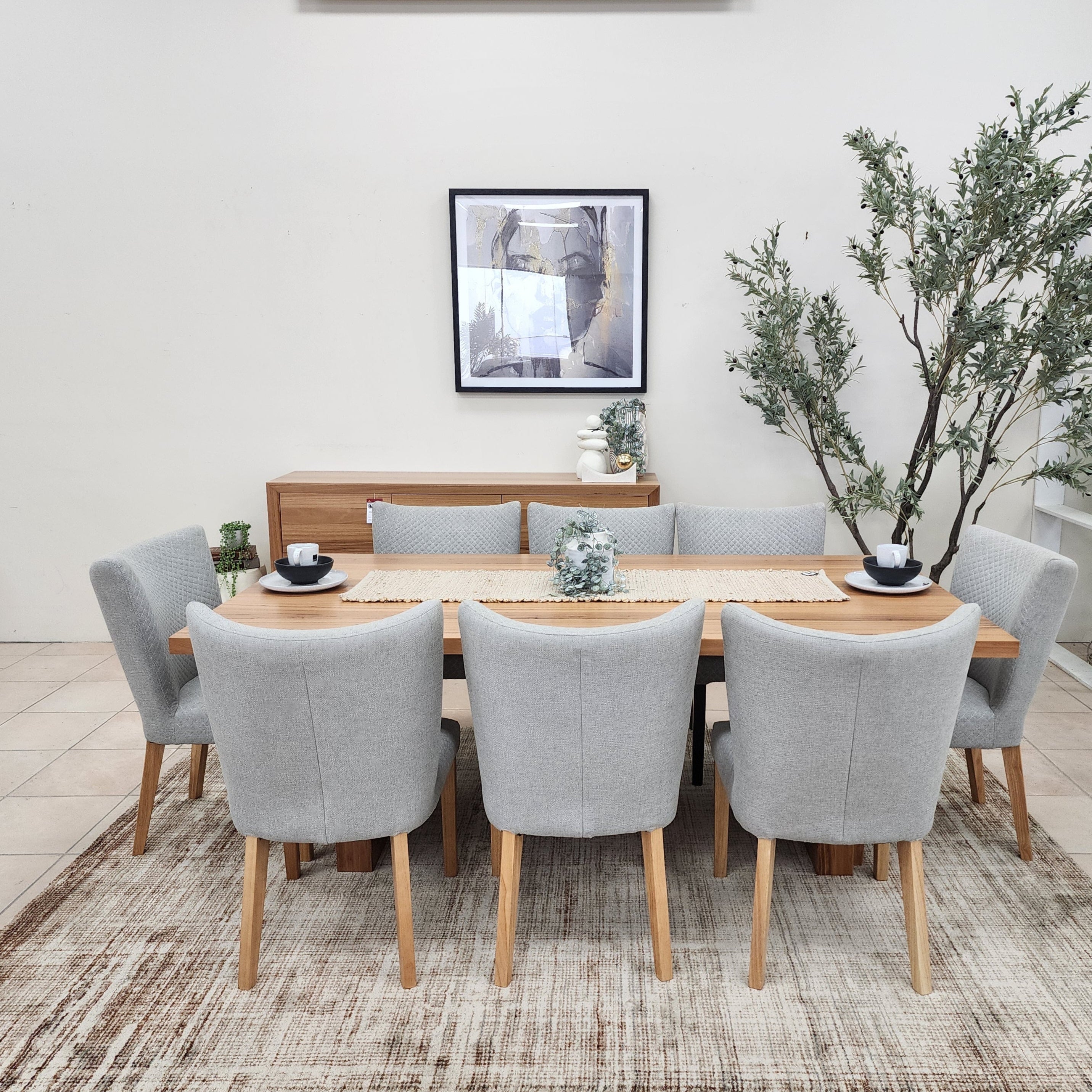 Sussex 9 Pce 2.1m Dining Setting