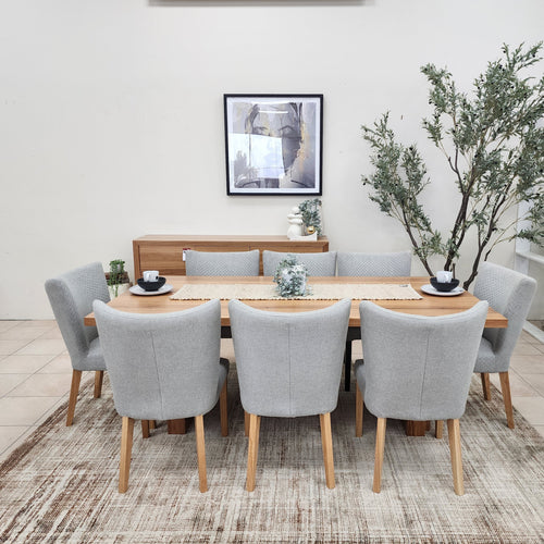Sussex 9 Pce 2.1m Dining Setting