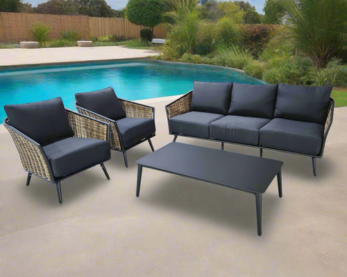 Boulevard 4 Piece Outdoor Lounge Package