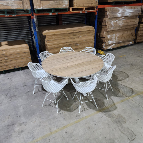 Aro 9 Piece Round Outdoor Package