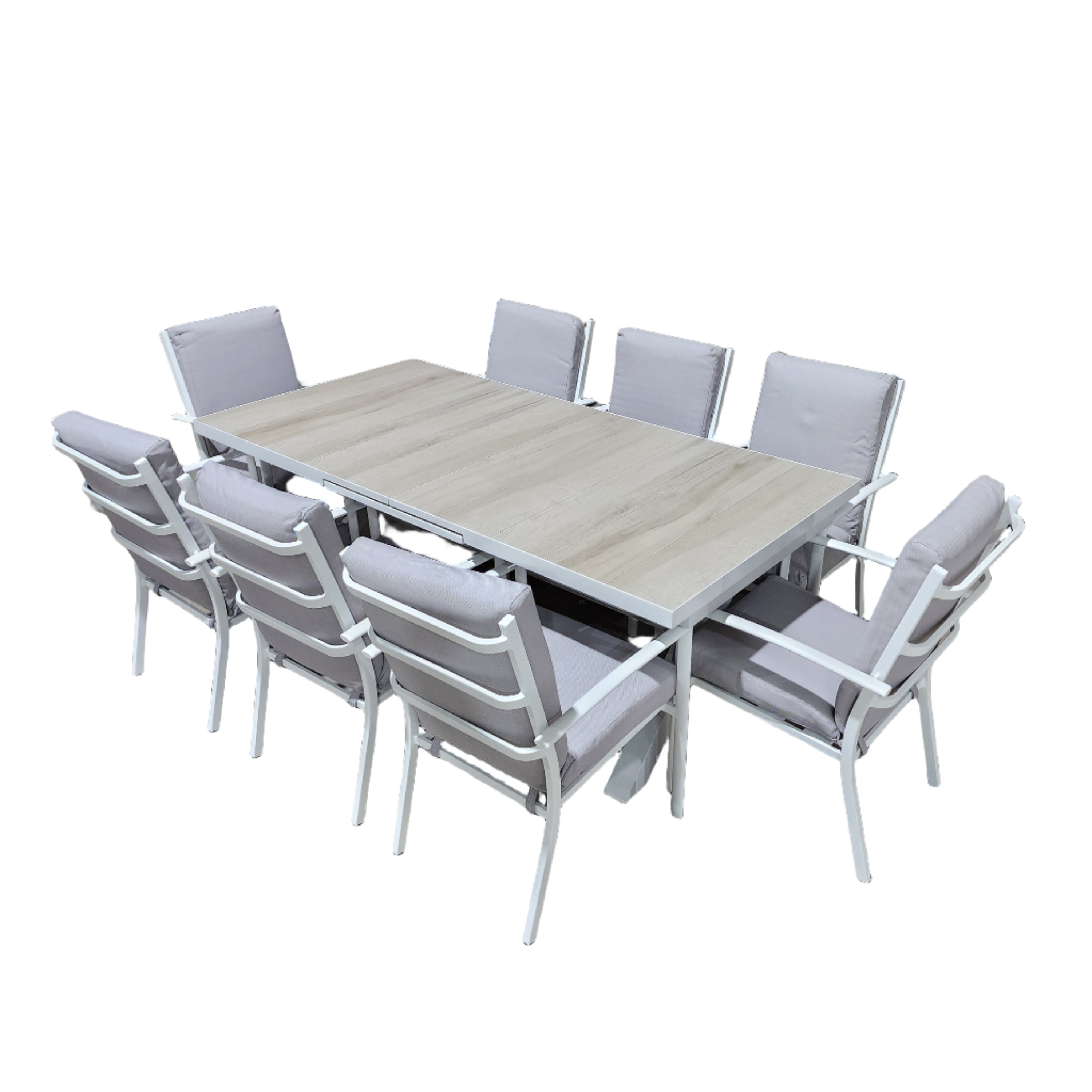Lucia lucia 9 Piece Extension Table Package