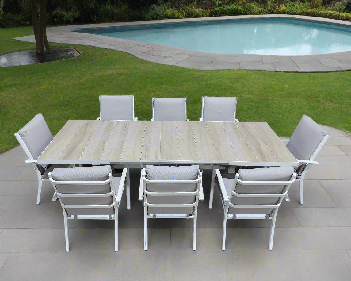 Lucia lucia 9 Piece Extension Table Package
